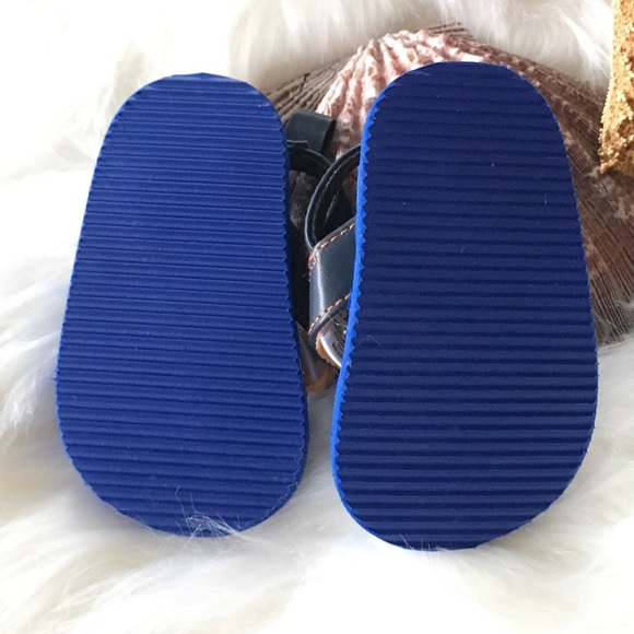 First Steps | Blue and Orange Sandals | 👶🏼 Sz 2 - Picture 4 of 5